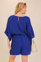 Dolman Sleeve Romper - Plus Size