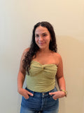 Sage Twist Top
